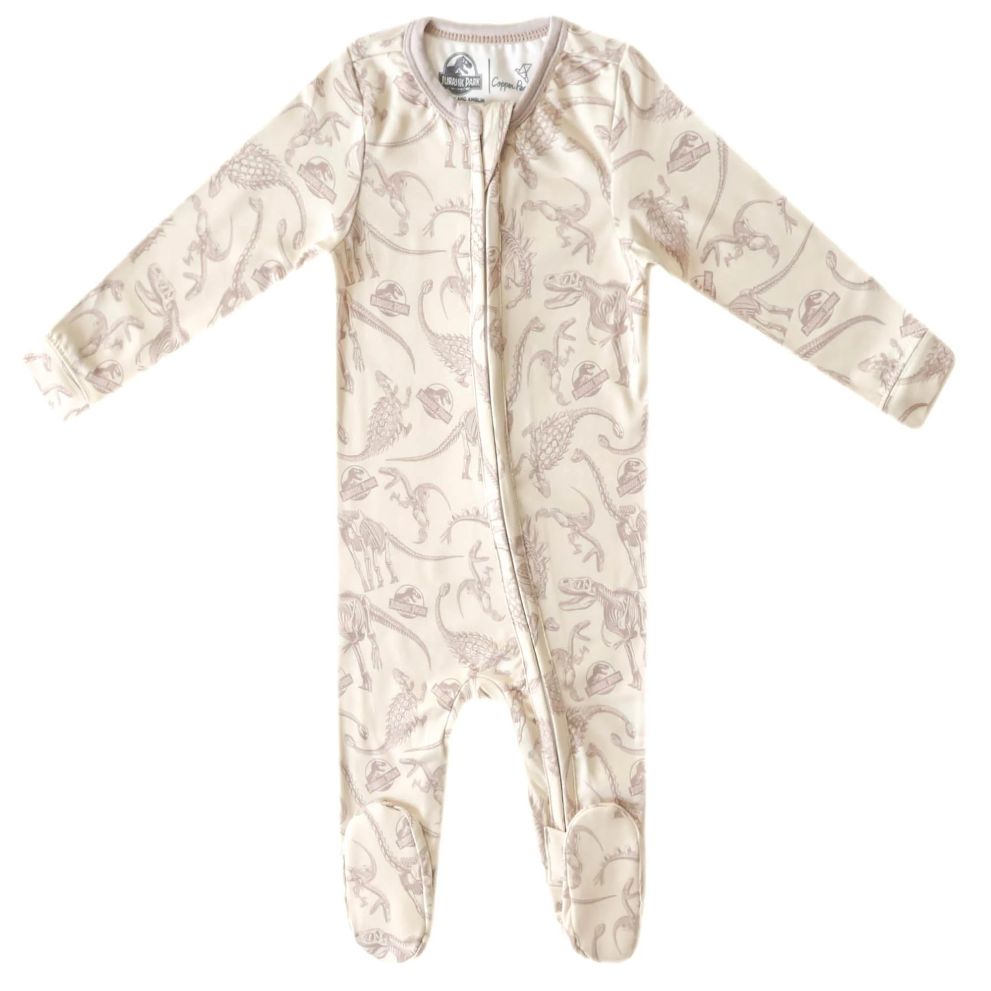Zip-Up Footie Pajama | Copper Pearl