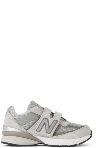 Kids Grey 990v5 Sneakers | SSENSE