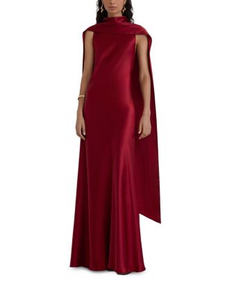 Satin Cape Maxi Dress | Bloomingdale's (US)