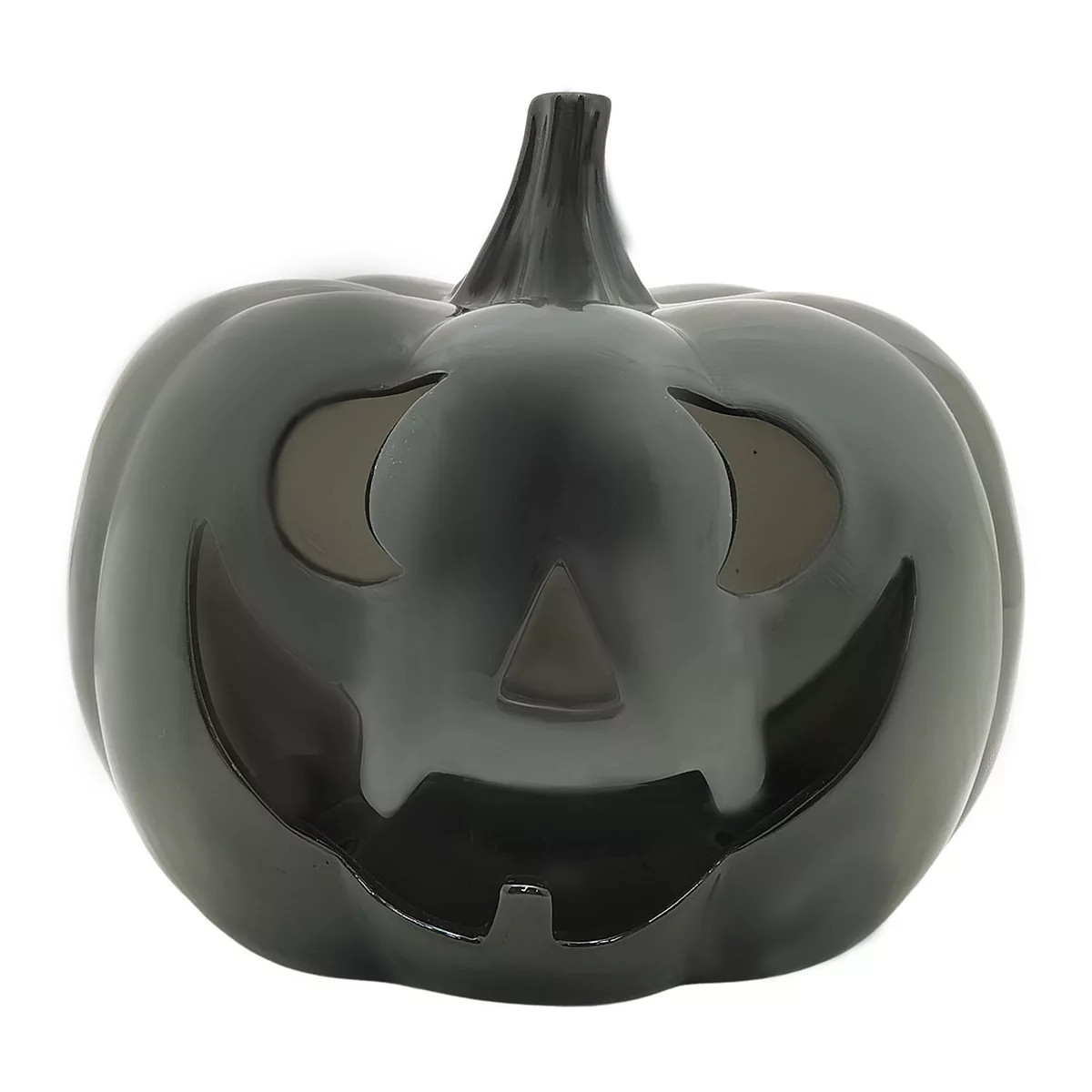 Celebrate Together™ Halloween Medium Black Pumpkin Solar Lantern | Kohl's