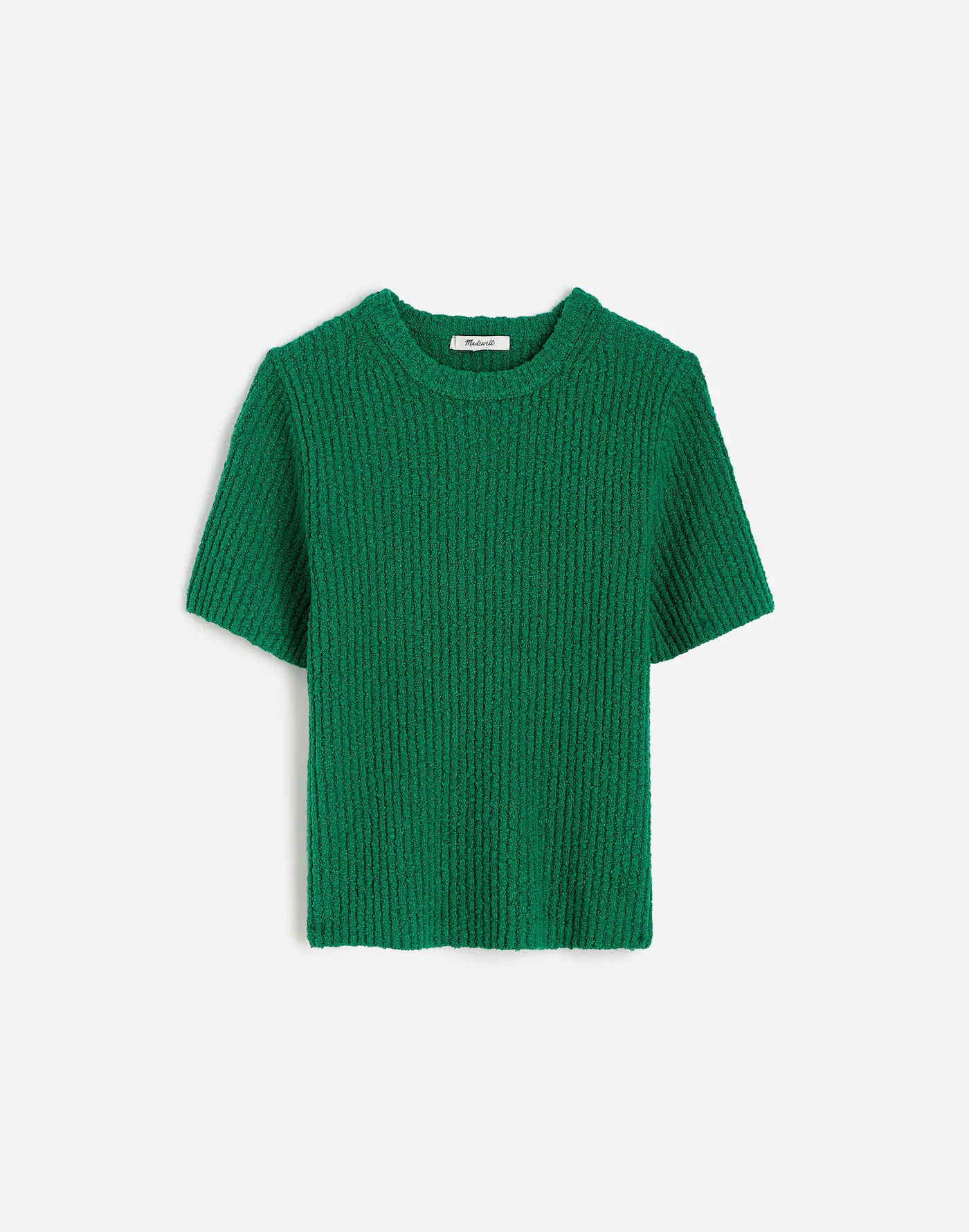 Bouclé-Knit Crewneck Sweater Tee | Madewell
