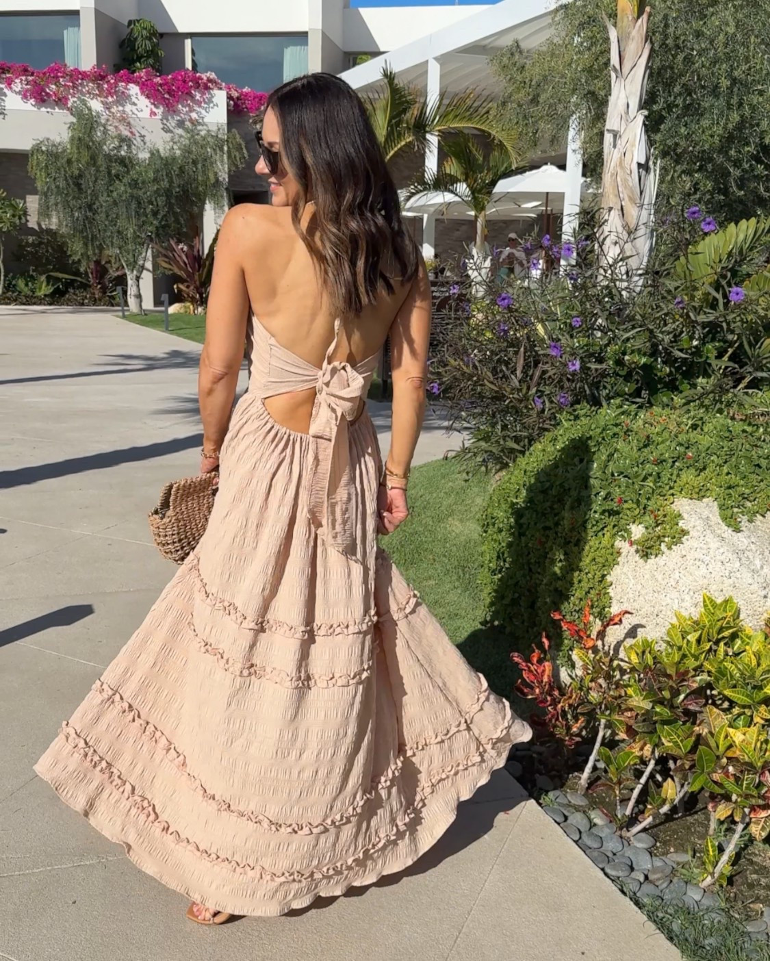 💥 use C0DE HOLLY for 15% off on orders $65+ OR 20% off on orders $109+ from @cupshe! 

Summer beach, vacation, maxi, dress, neutral, floaty, looks designer! Size small, it is long on me so I need to wear with heels. For reference I’m 5’1” 107 LBS.  


#LTKSeasonal #LTKPetite #LTKSaleAlert