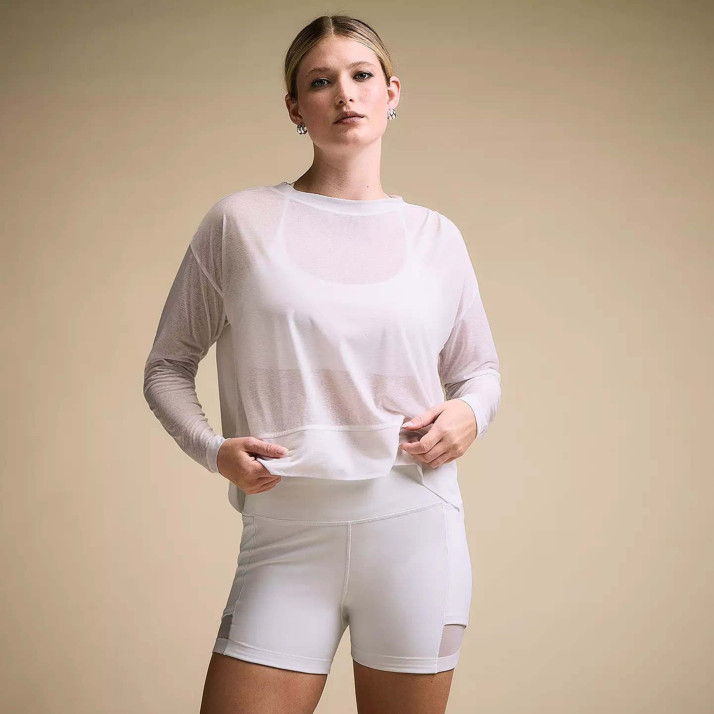 CALIA Women's Exhale Long Sleeve Pleated Shirt | DICK'S Sporting Goods