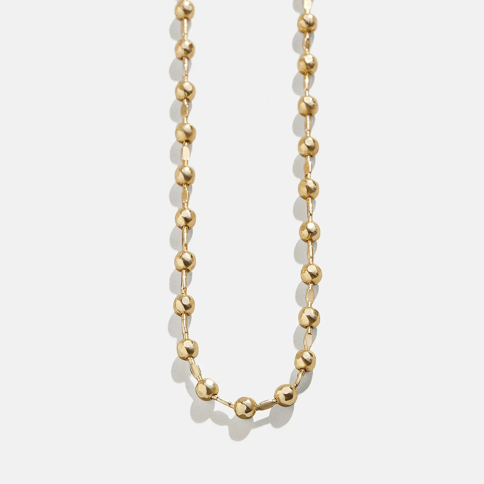 Cluster Charm Necklace Chain  - Gold Ball Chain | BaubleBar