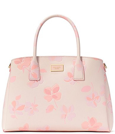 kate spade new york Serena Spring Pansies Satchel Bag - Blush Cloud Multi | Dillard's