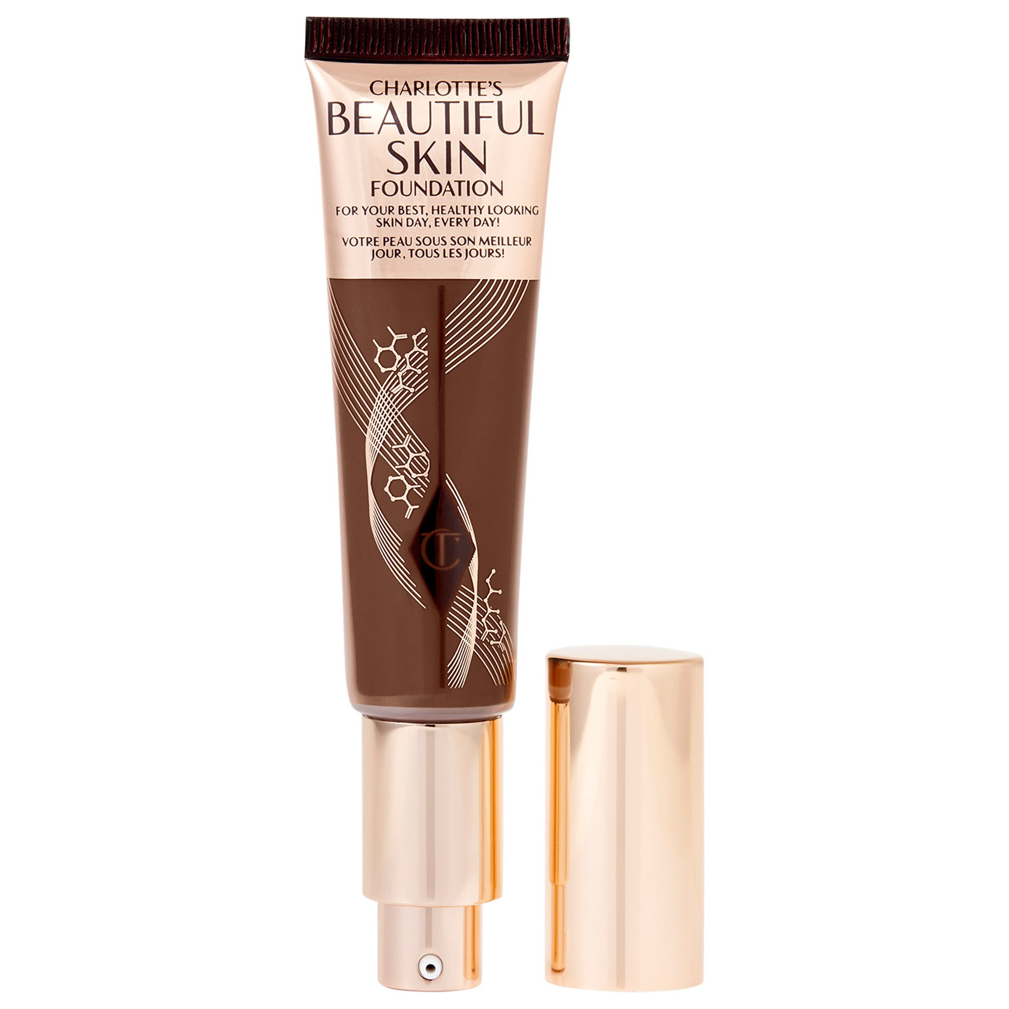 Charlotte Tilbury Beautiful Skin Medium Coverage Liquid Foundation with Hyaluronic Acid 17 Neutral 1 oz/ 30 ml | Sephora (US)