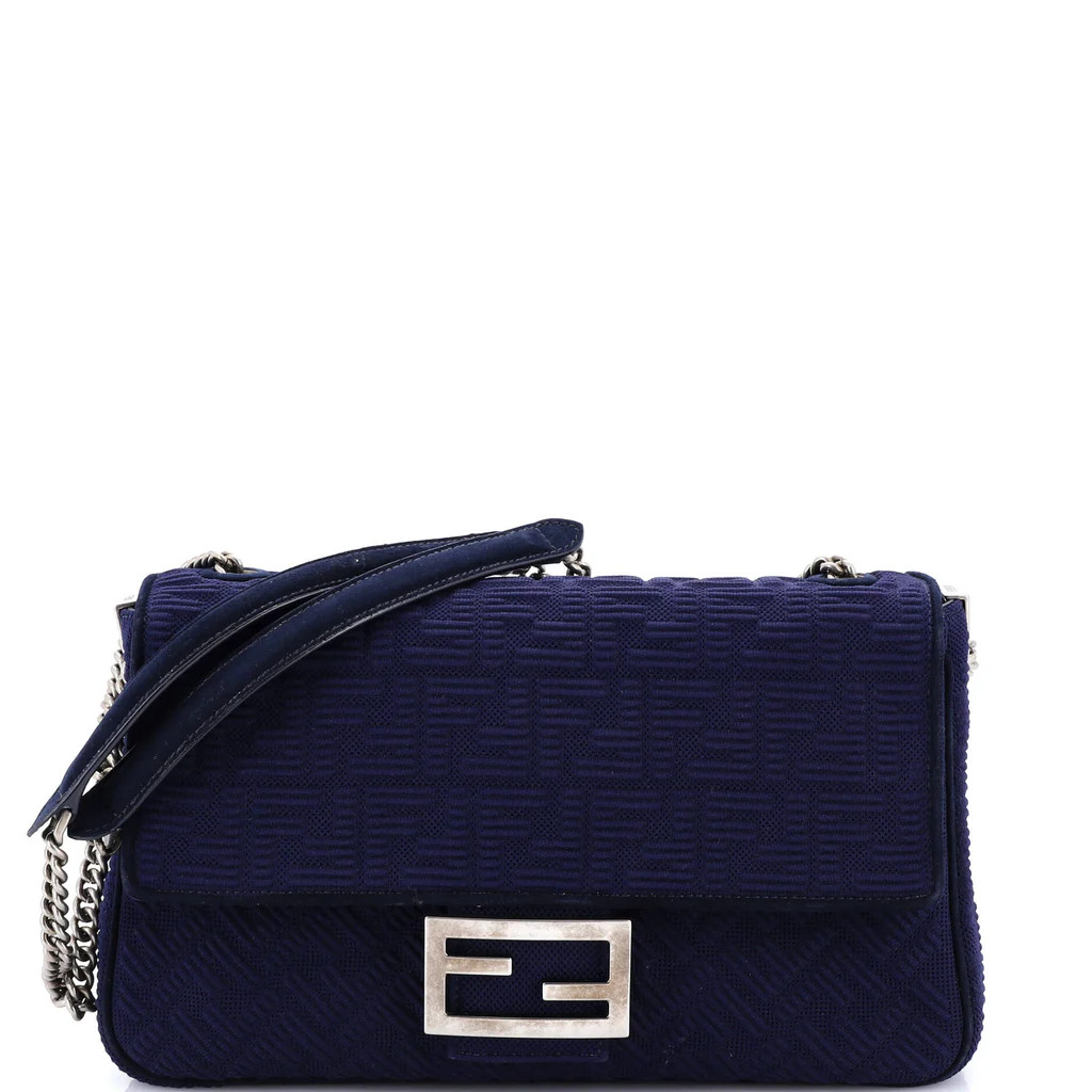 Midi Baguette Chain Bag Zucca Technical Mesh Large | Rebag