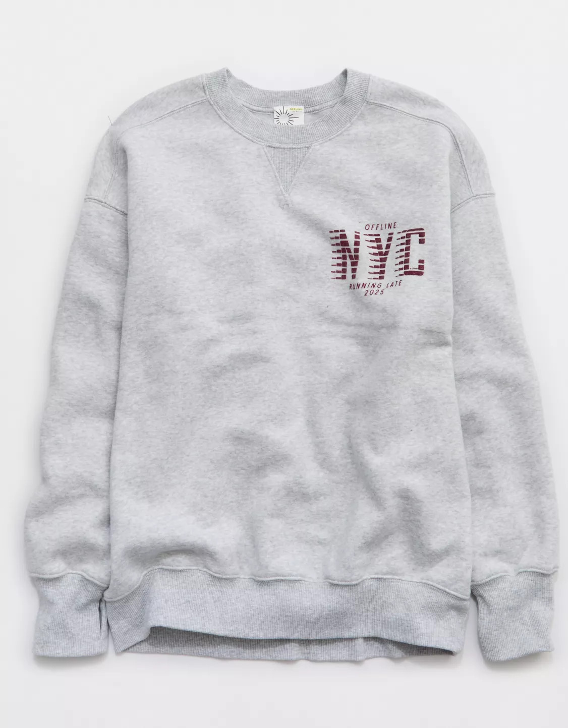 OFFLINE By Aerie Cloud Fleece Oversized Crewneck Sweatshirt | American Eagle Outfitters (US & CA)