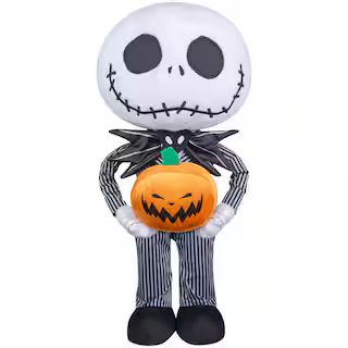 18" Stylized Jack Skellington Halloween Greeter with Jack-o'-Lantern | Michaels | Michaels Stores