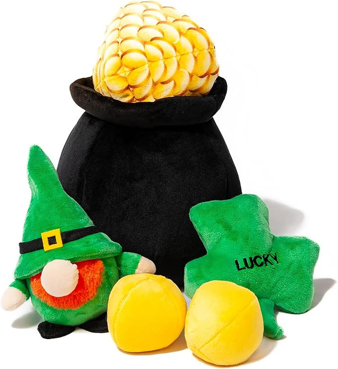 Midlee Hide-A-Toy Pot of Gold St. Patrick's Day Dog Toy | Amazon (US)