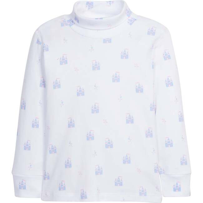 Little English | Printed Turtleneck Top, Castles (Multicolor, Size 4Y) | Maisonette | Maisonette