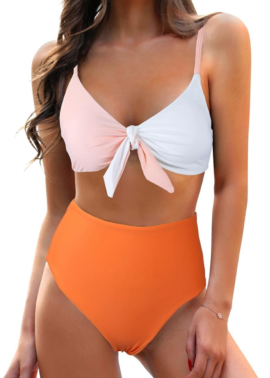 High waisted swimsuit for women on Amazon! Amazon swimwear! Swimsuits for postpartum! Mommy swimwear! Amazon swimsuits!! 
