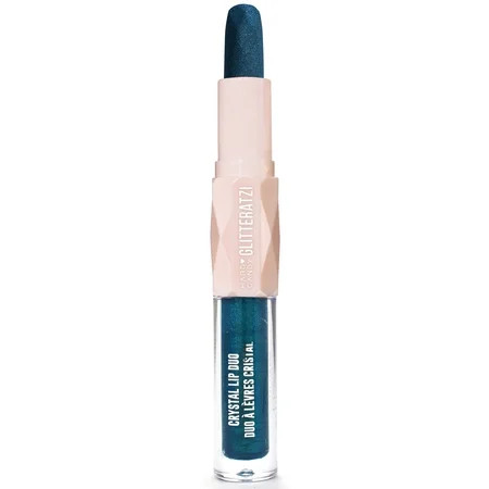 Hard Candy Glitteratzi Crystal Lip Duo, Teal My Thunder, lipstick .12oz, lipgloss .09oz | Walmart (US)