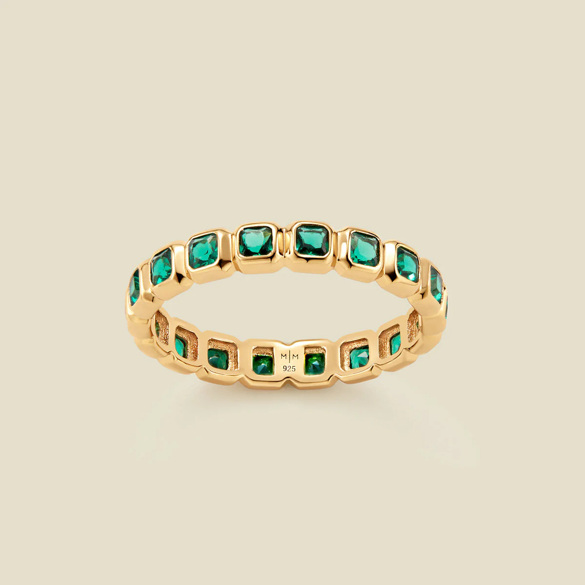 May Birthstone Eternity Ring | Made By Mary | Made By Mary