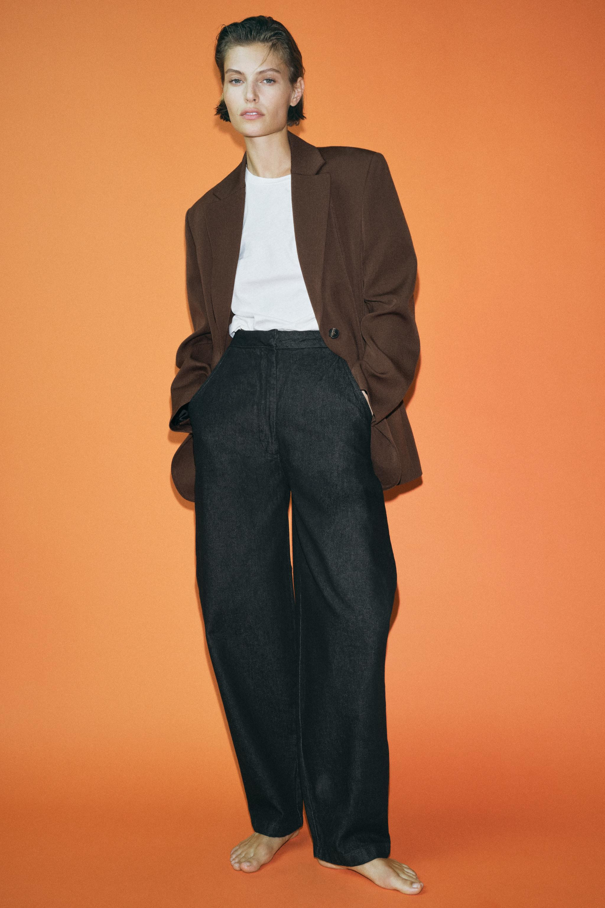 ZW COLLECTION 100% WOOL OVERSIZE BLAZER | Zara UK