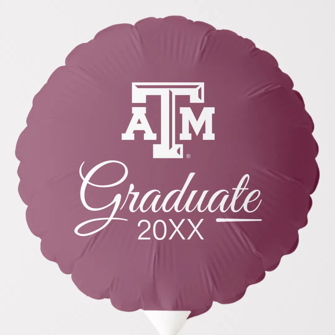Texas A&M University Graduate Balloon | Zazzle | Zazzle