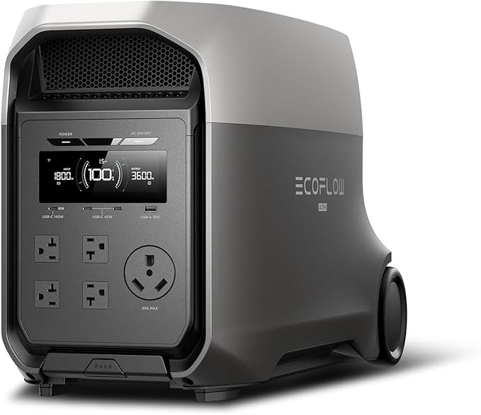EF ECOFLOW Delta 3 Ultra Portable Power Station, 3072Wh LiFePO4 Battery, 3600W (Surge 7200W) Outp... | Amazon (US)