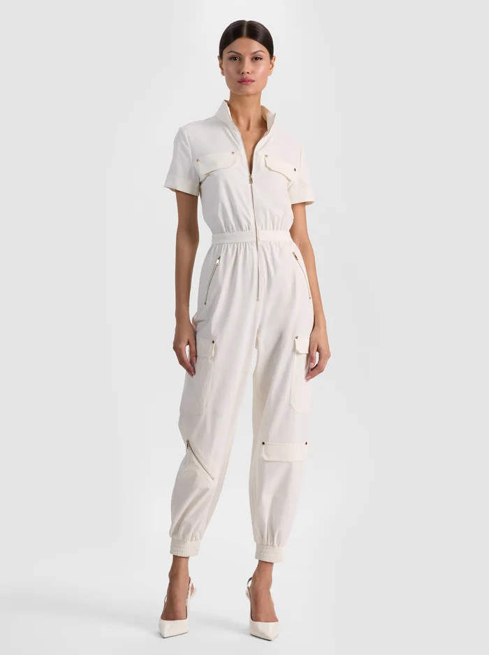 MILO CARGO JUMPSUIT | Alice + Olivia