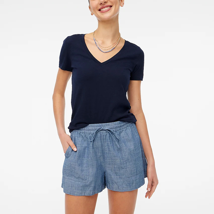 Linen-blend drawstring shortItem AX923 
 Reviews
 
 
 
 
 
13 Reviews 
 
 |
 
 
Write a Review 
 ... | J.Crew Factory