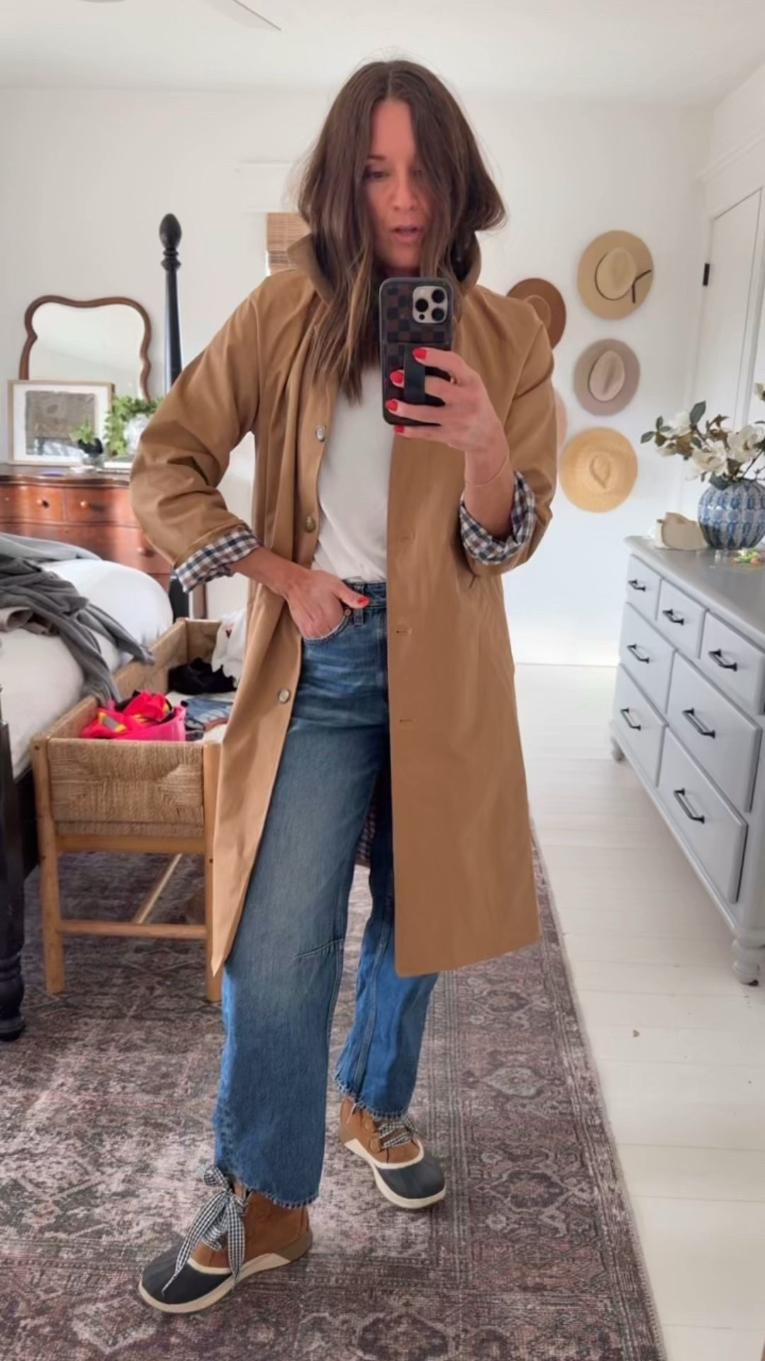 This fall jacket is so cute! Love the plaid detail on the inside! 

#trenchcoat #coat #trench #fallstyle #ootd

#LTKSeasonal #LTKBeauty #LTKStyleTip