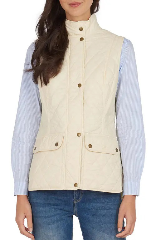 Barbour Otterburn Vest in Summer Pearl at Nordstrom, Size 4 Us | Nordstrom