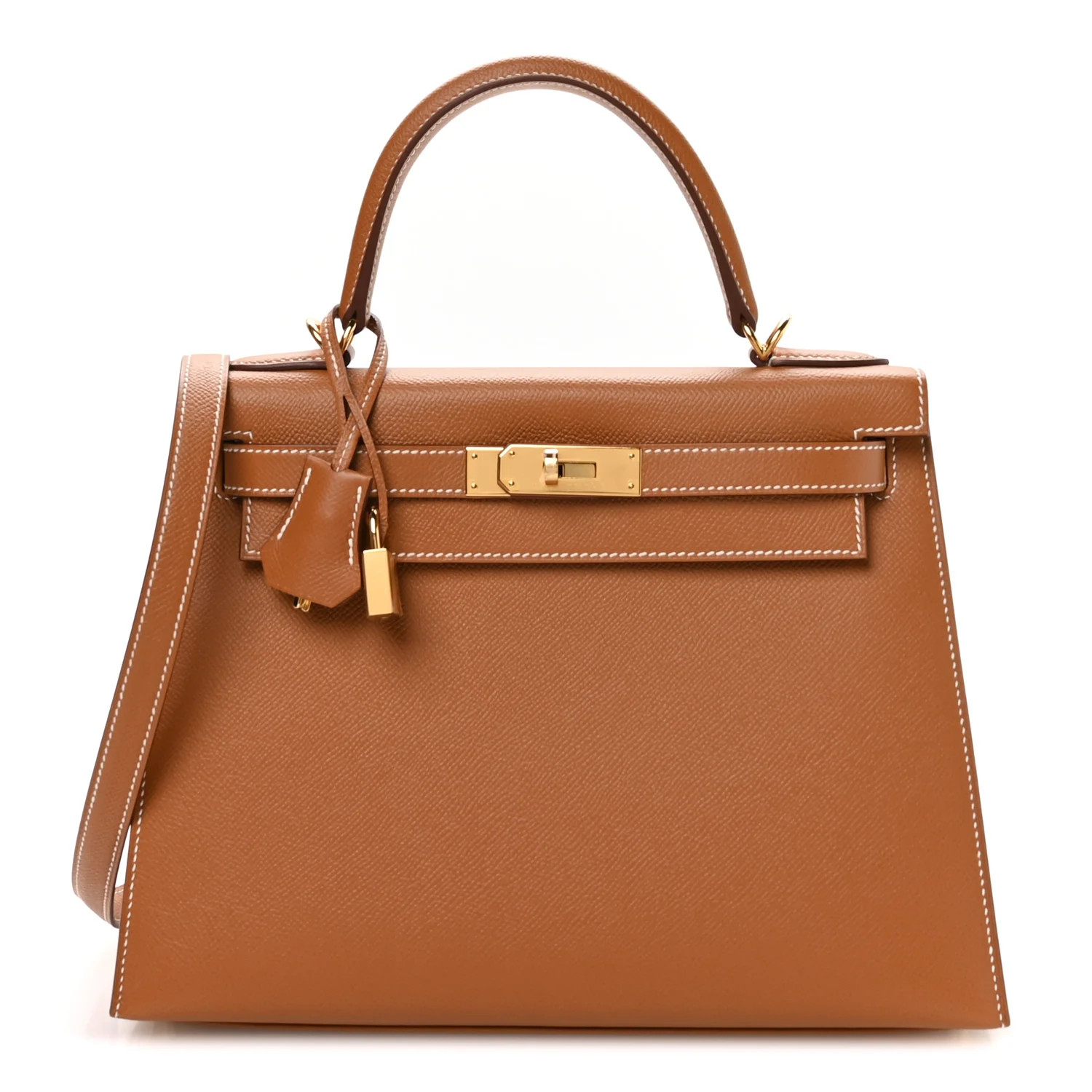 Hermes Epsom Kelly Sellier 28 Gold | FASHIONPHILE (US)