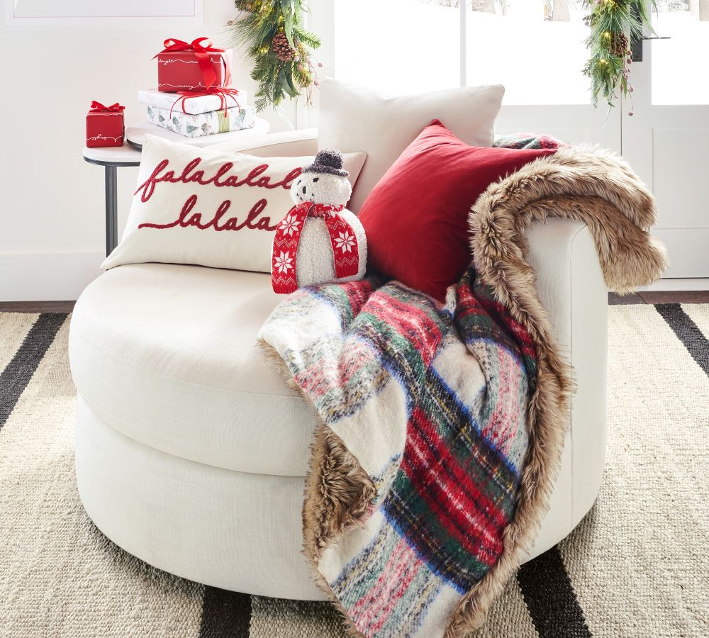 Archie the Snowman Shaped Pillow | Pottery Barn (US)