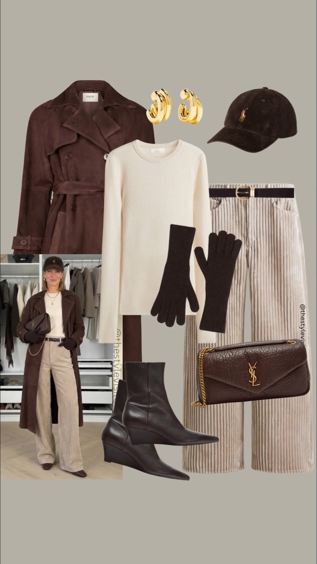 Rich chocolate tones for cosy days ahead 🤎 🍂✨ I did a mixture of Christmas outfit ideas and some early winter outfit formulas! I hope you like it 🤎👜✨

These images are AI generated. I usually wear S in tops, cardigans, blazers, jackets and I wear size XS in jeans, trousers, dresses.

Like this post to save it to your favourite folder and come back later to shop.

brown coat, knit dress, chocolate trousers, taupe knit, long coat, brown blazer, evening dress, satin slip, shoulder bag, fall outfit, winter outfit, cosy neutrals, brown boots, loafers, sneakers, classy style, neutral wardrobe, chic layers, elevated basics, timeless essentials

#LTKHoliday #LTKSeasonal