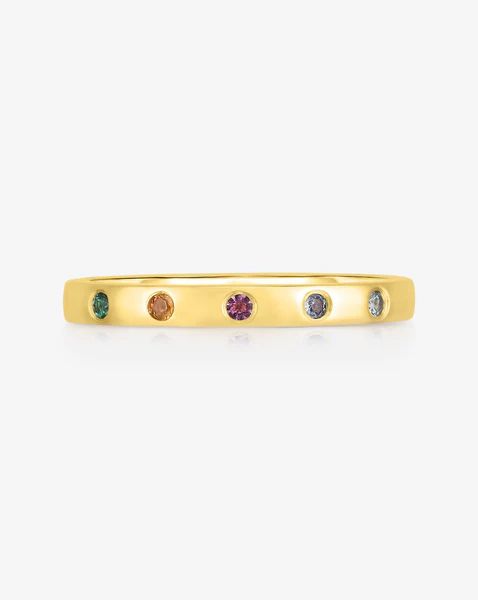 Inlay Birthstone Ring | Ring Concierge