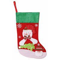 Christmas Stocking Sock Santa Claus Gift Bag Candy Tree Hanging Decor Large B | ManoMano UK