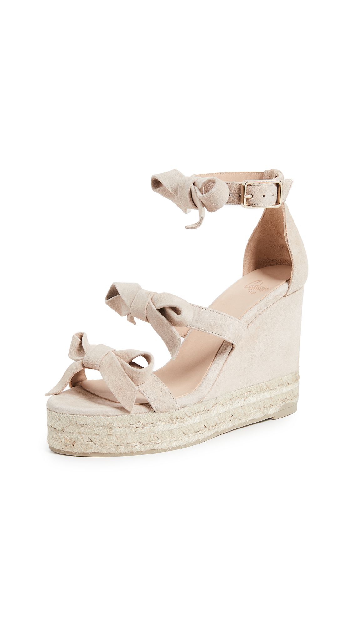 Castaner Guara Bow Wedge Sandals | Shopbop