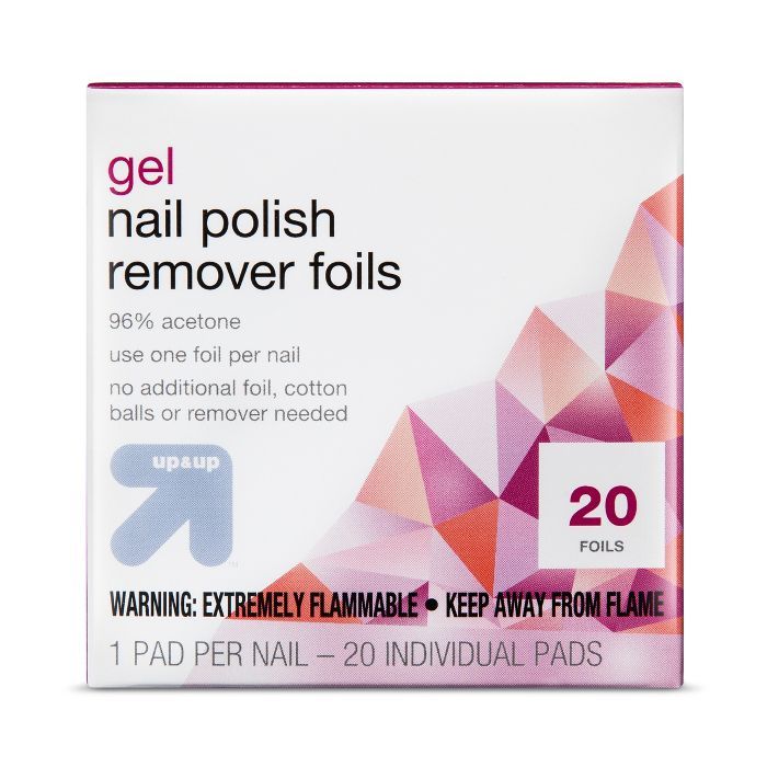 Gel Nail Polish Remover Pads - 20ct - Up&Up™ | Target