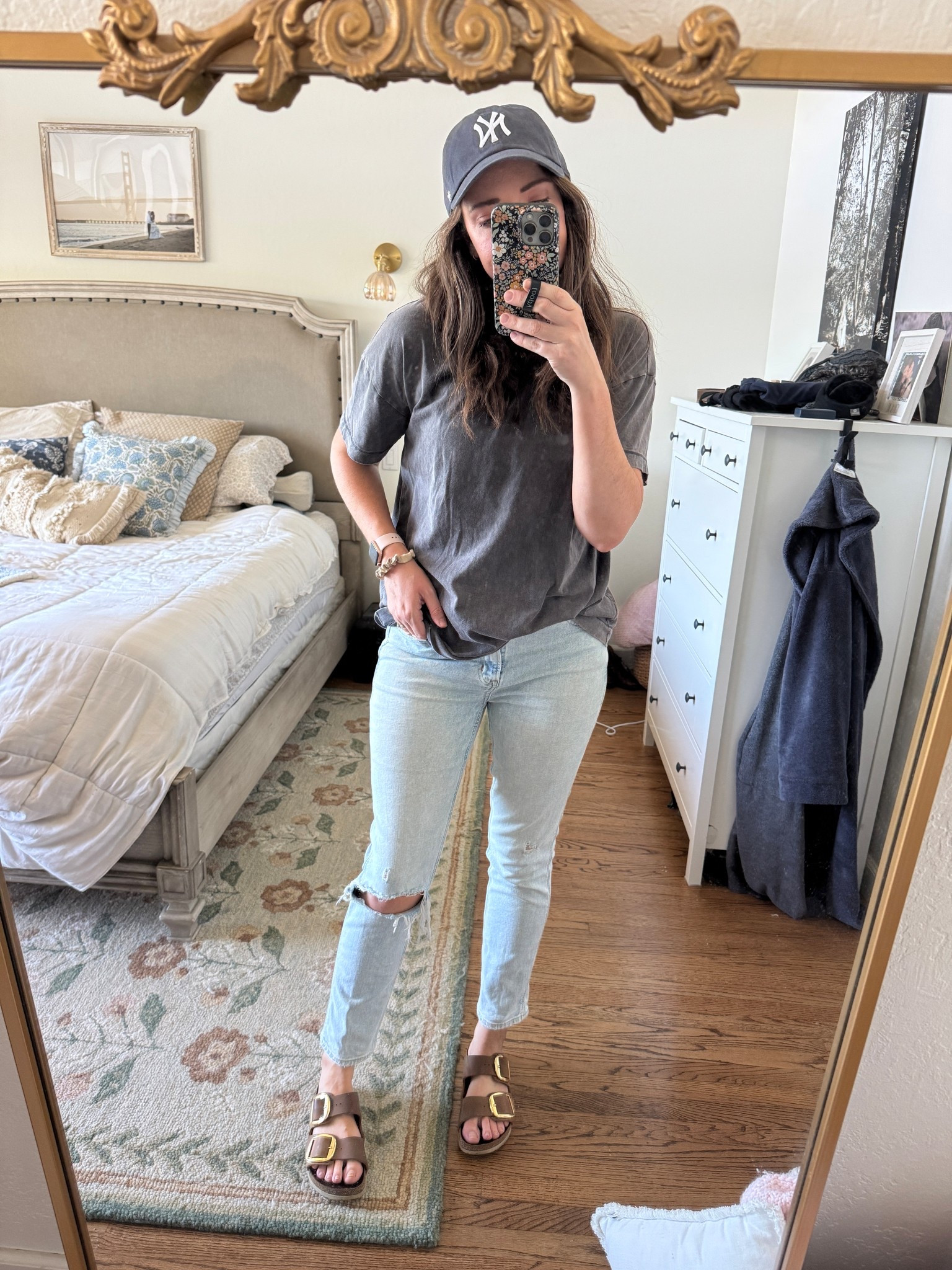 Loving this basic tee!! And it’s on major sale! Thenperewcy basic- needing it in more colors for sure! 🙌🏻 True to size; I’m in the medium. It’s a nice oversized fit. 

#LTKSaleAlert #LTKdayinmylife #LTKootd