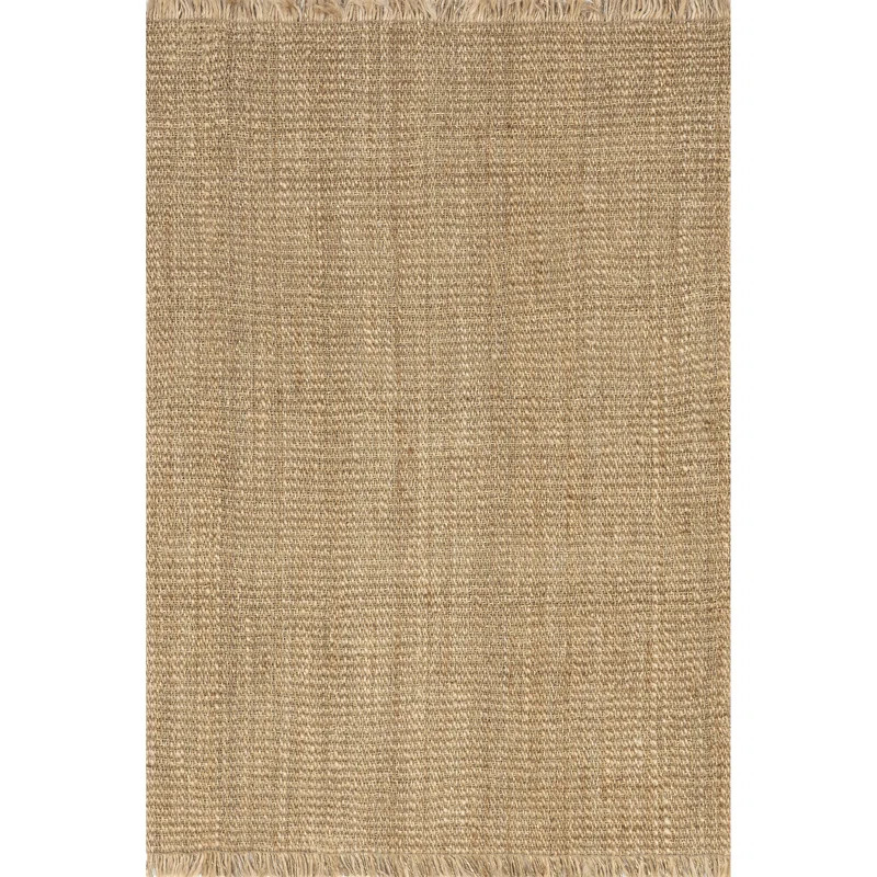 Abiya Farmhouse Jute and Seagrass Tasseled Area Rug | Wayfair North America