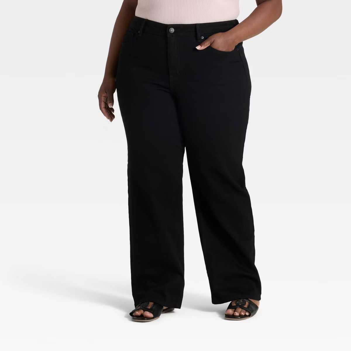 Women's High-Rise Straight Leg Jeans - Ava & Viv™ | Target