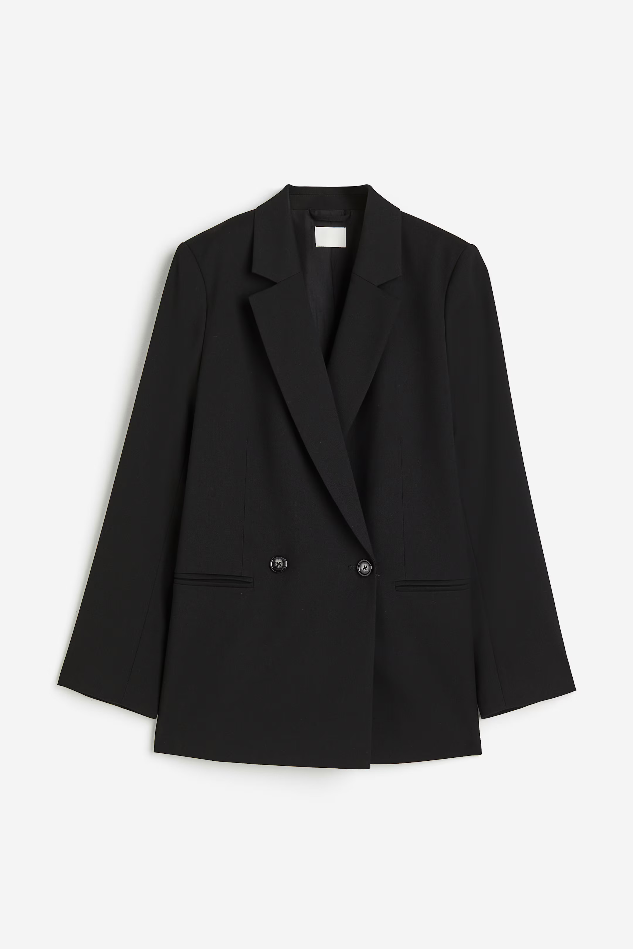 Double-breasted Blazer - Black - Ladies | H&M US | H&M (US + CA)
