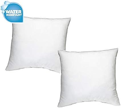 IZO Home Goods Premium Outdoor Anti-mold Water Resistant Hypoallergenic Stuffer Pillow Insert Sha... | Amazon (US)