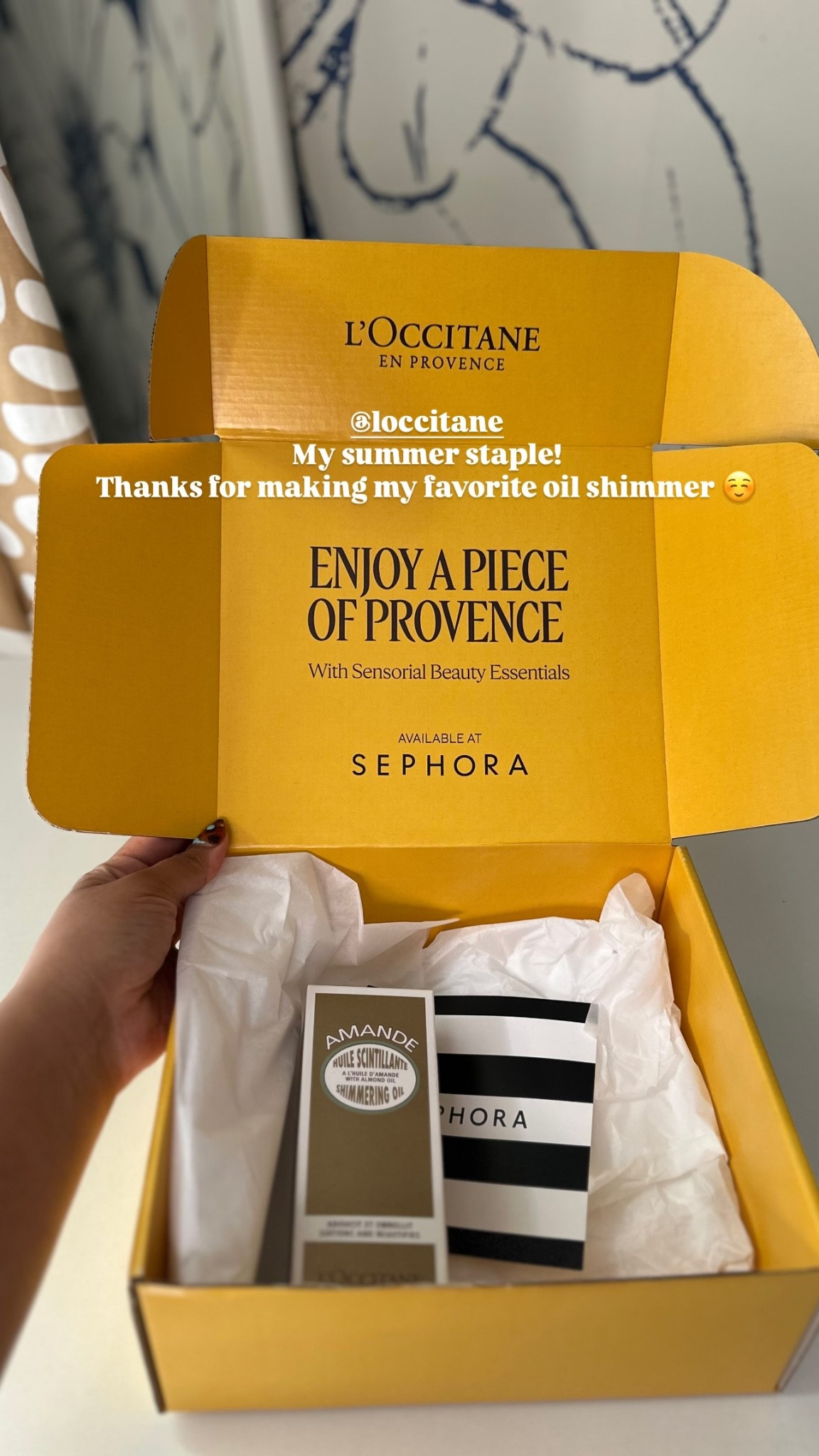 @loccitane 
My summer staple!
Thanks for making my favorite oil shimmer ☺️