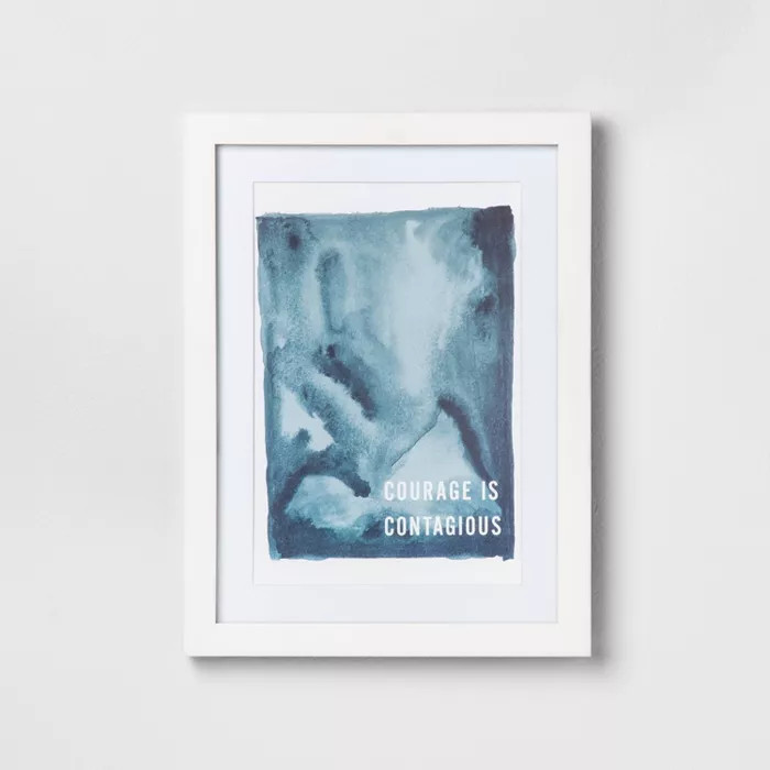 12" x 16" Courage is Contagious Wall Decor - Hearth & Hand™ with Magnolia | Target