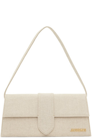 Beige 'The long Bambino' Bag | SSENSE