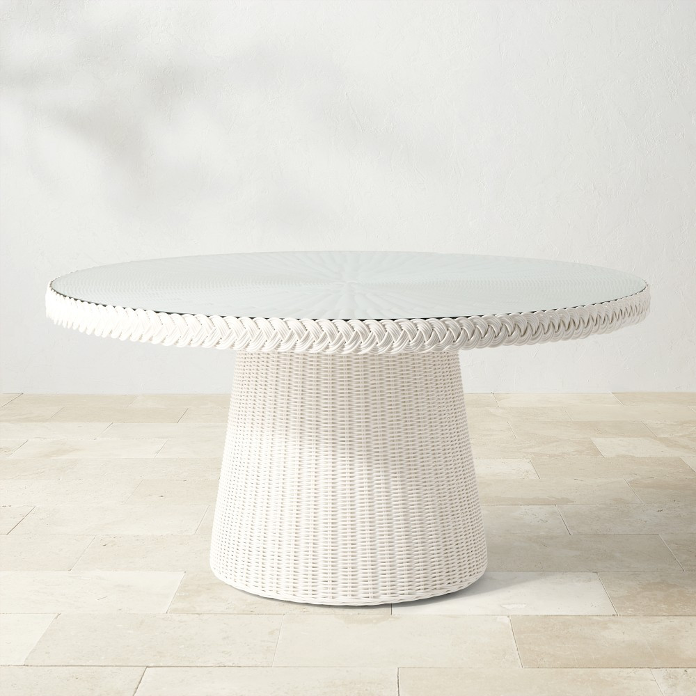 AERIN x Williams Sonoma Home East Hampton White Dining Table and Chairs | Williams-Sonoma