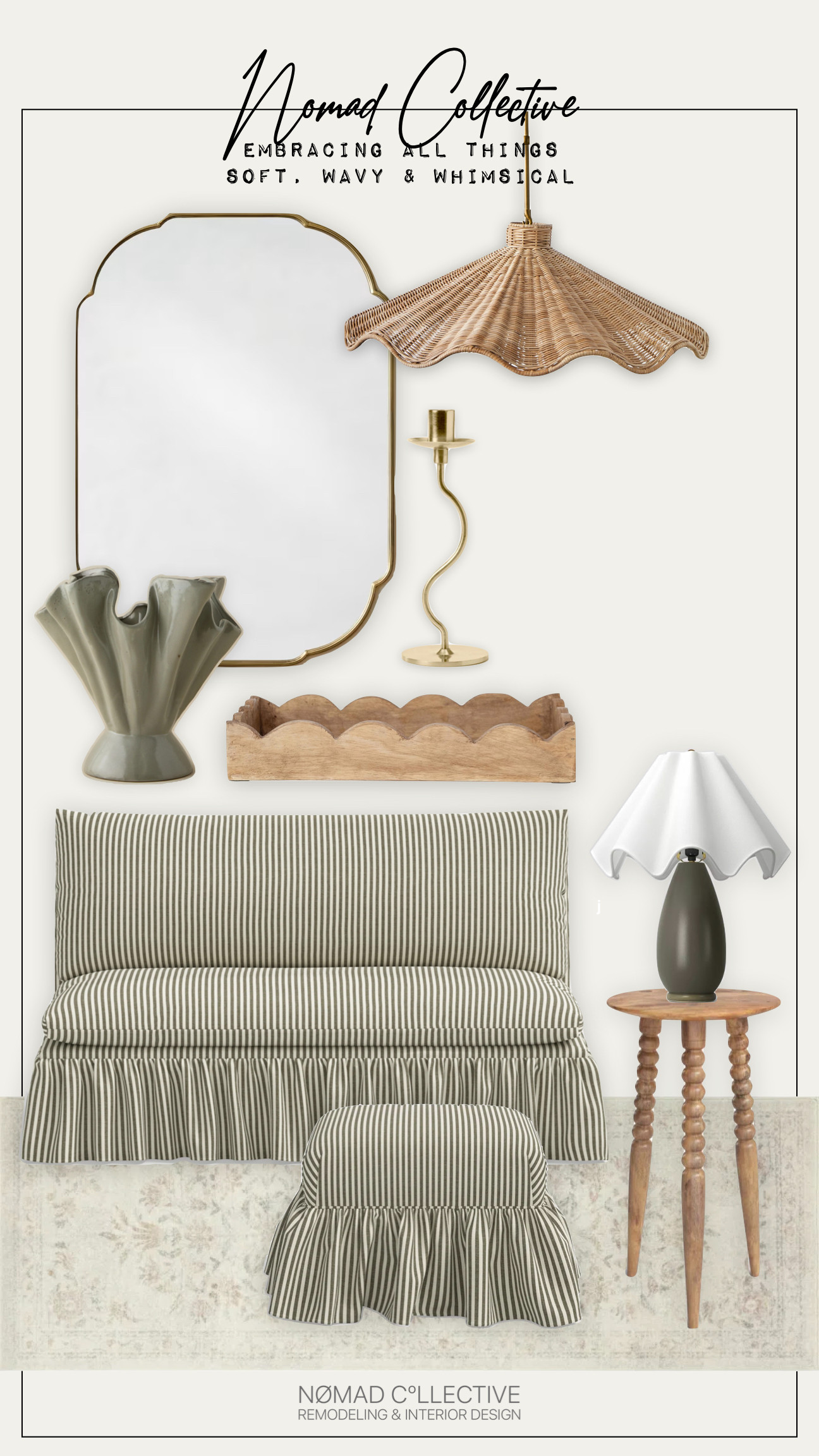 Adding curves to your space is essential as it creates a sense of flow, balance, and warmth, softening the sharp edges and bringing a more inviting, organic feel to your home. 

 #LTKHome #LTKStyleTip