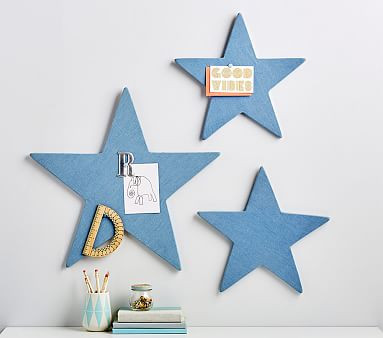 Star Pinboards Set of 3 | Pottery Barn Kids