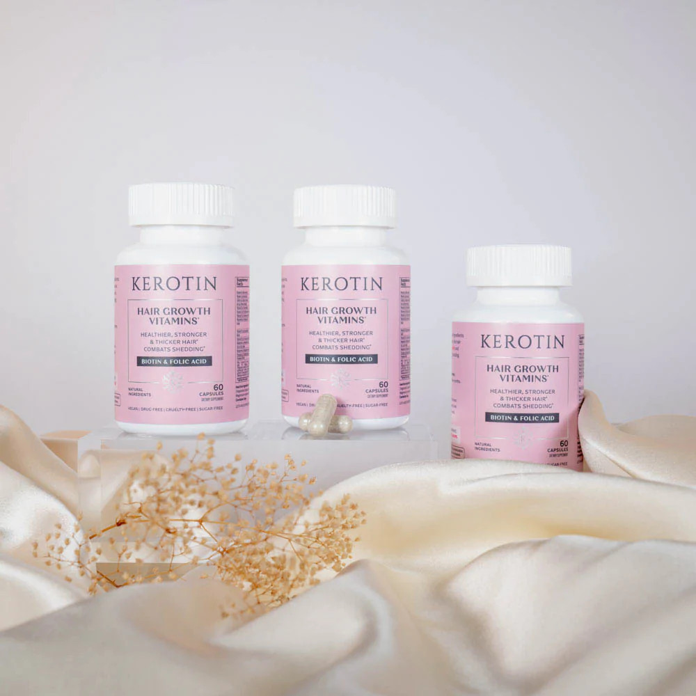Hair Growth Vitamins - 3 Month | Kerotin