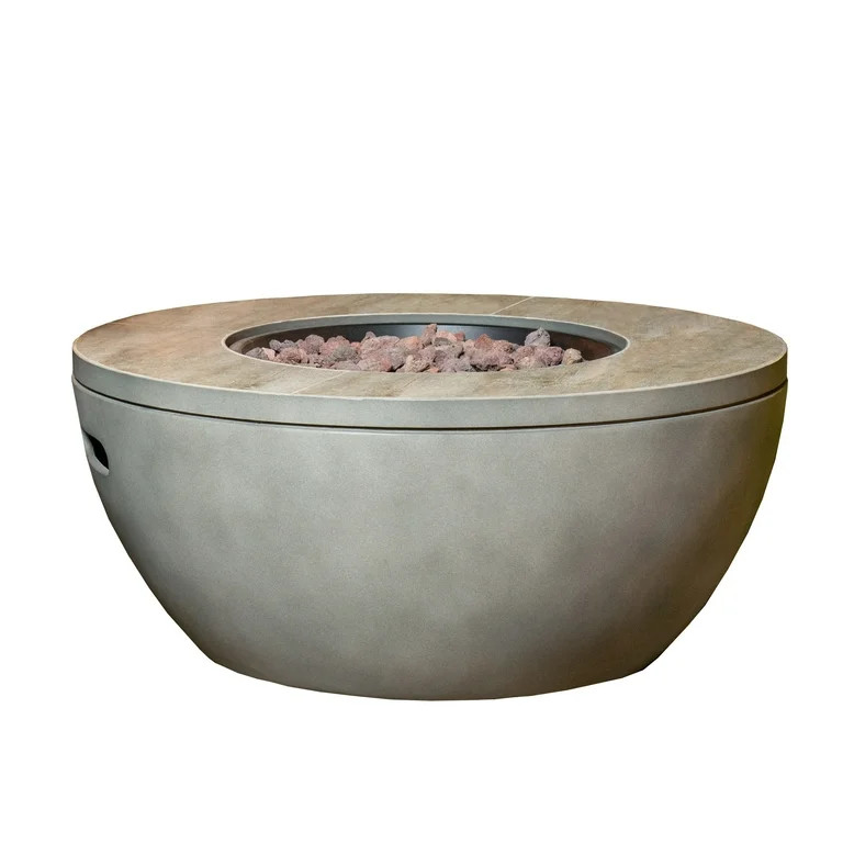 Bond MFG Stone Canyon 28" Round Gas Fire Pit - Walmart.com | Walmart (US)