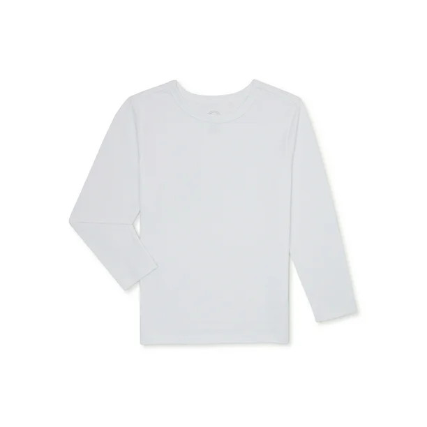 Wonder Nation Boys Long Sleeve Kid Tough T-Shirt, Sizes 4-18 & Husky | Walmart (US)