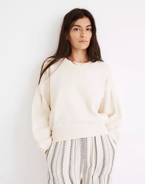 Chalfant Balloon-Sleeve Pullover Sweater | Madewell