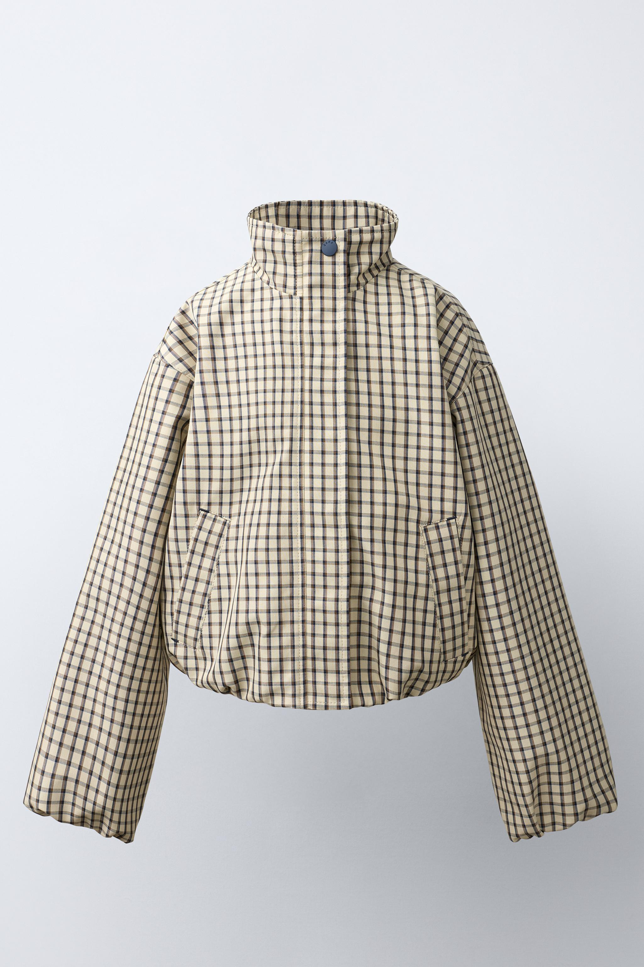 PLAID BOMBER JACKET | Zara US