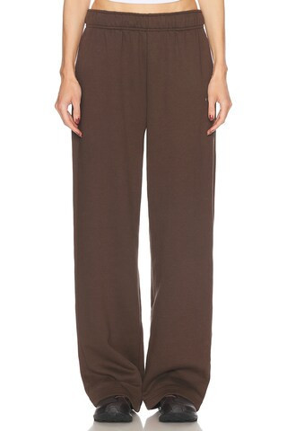 alo Accolade Straight Leg Sweatpant in Brown | FWRD 
