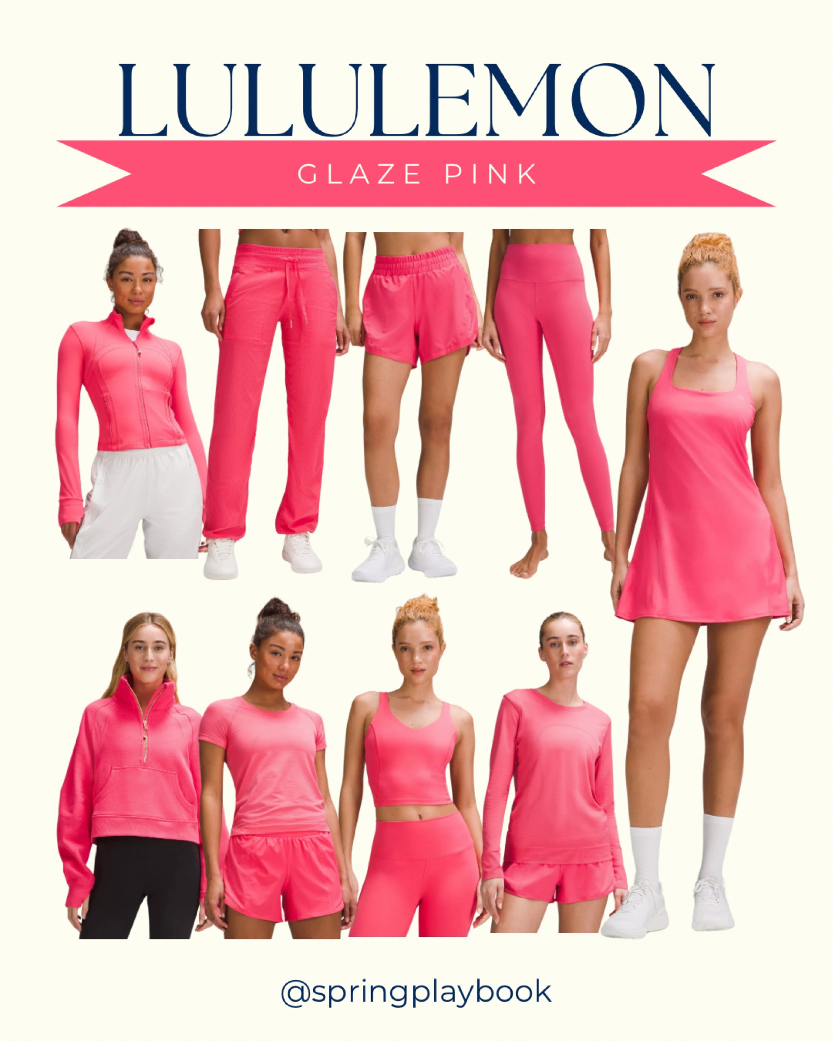 Lululemon’s new GLAZE PINK matches my 2023 Lipgloss skirt and tops. It also matches #hocflamingopink  I snagged the funnel neck scuba with the shiny gold zipper!


#createdcolorful #createdcolorfulspring #hocspring #tcispring #pcaspring #lightspring #warmspring #truespring #brightspring #clearspring #paintboxspring #bluespring

#LTKfindsunder100 #LTKstyletip #LTKfitness